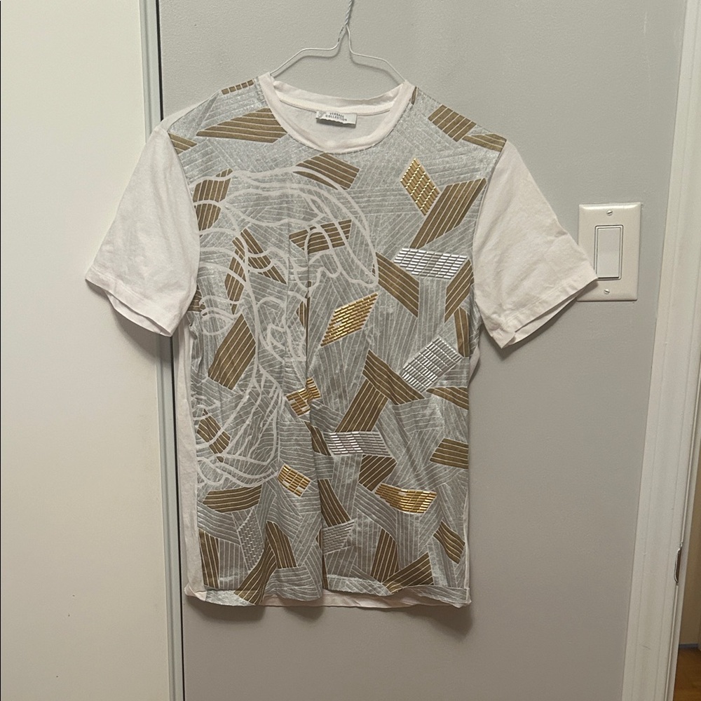 Versace White and Gray T-Shirt